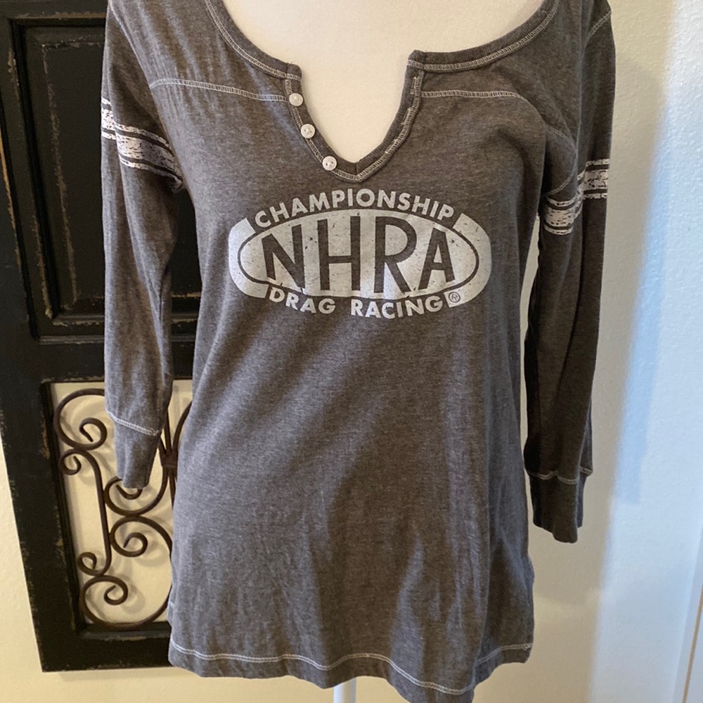 MV Sport NHRA Championship Drag Racing 3/4 sleeve t-shirt